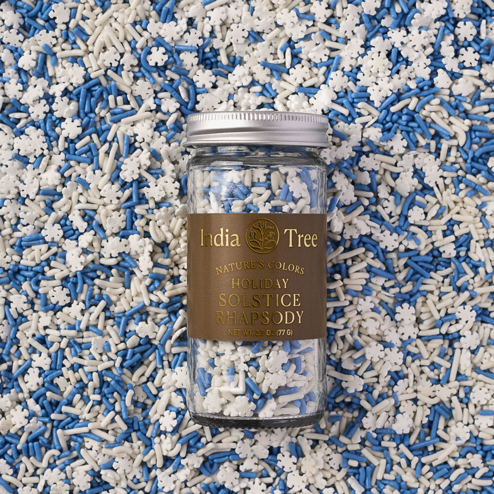 Nature's Colors Holiday - Blue & White Snowflake Sprinkles