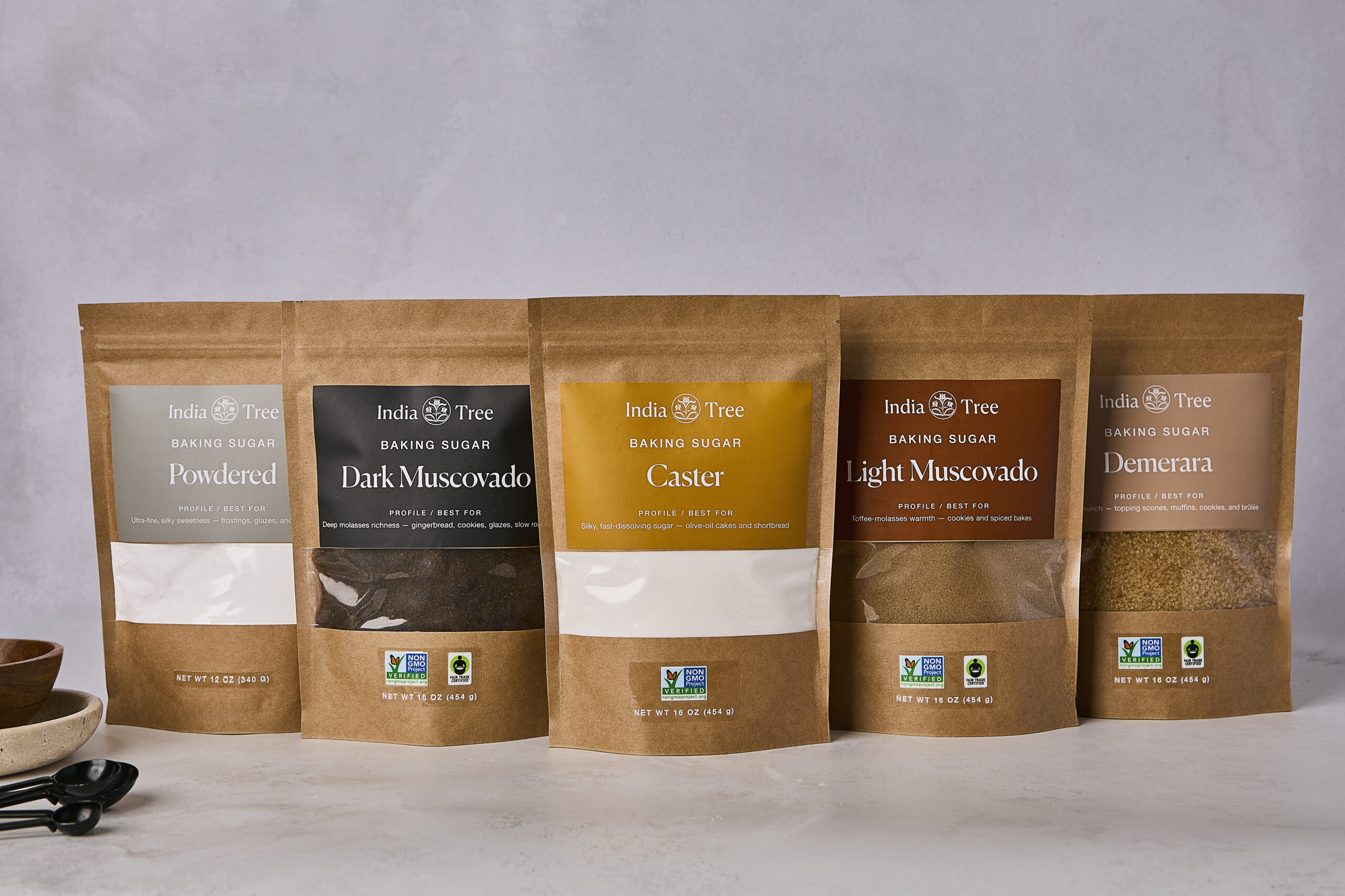 India Tree baking sugars