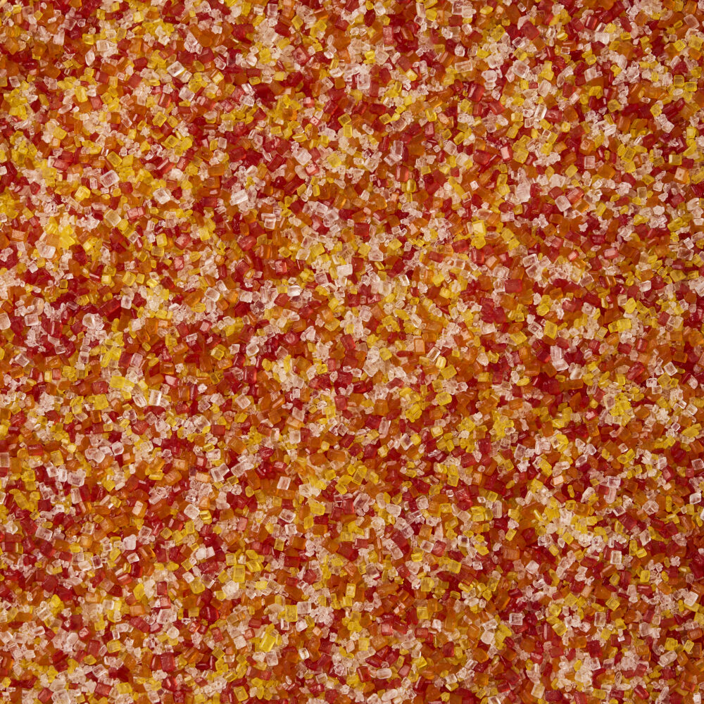 Nature's Colors Red, Orange, Yellow & White Decorating Sugar